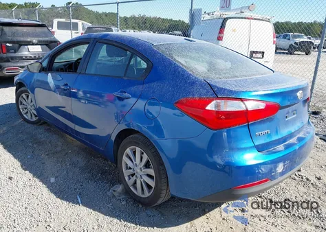2015 Kia Forte Lx из США, поврежденный, VIN KNAFX4A62F5255810